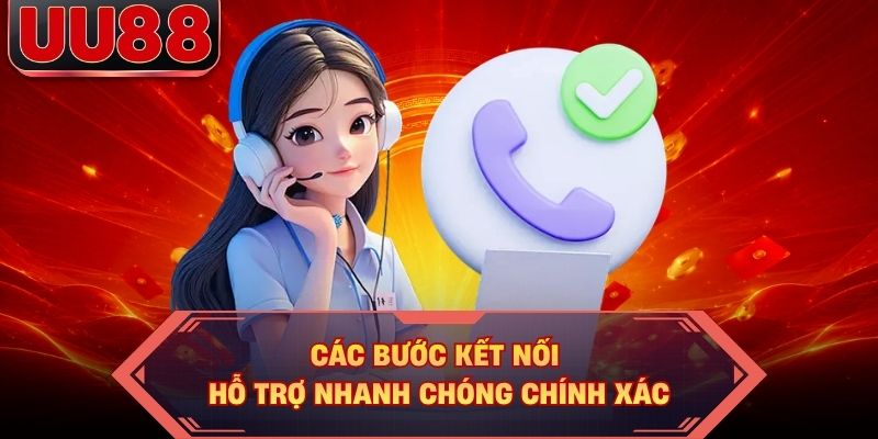 Các bước kết nối hỗ trợ nhanh chóng chính xác Các bước kết nối hỗ trợ nhanh chóng chính xác
